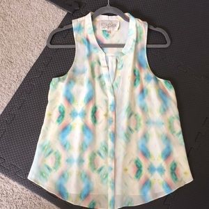 Rory Becca silk sleeveless top